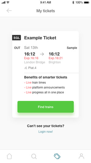 mobile app landing page advertisment