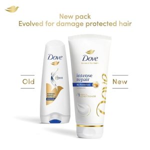 Dove Intense Repair Conditioner 175 ml|| With Keratin Actives to Smoothen Dry and Frizzy Hair – Deep Conditions Damaged Hair for Men & Women