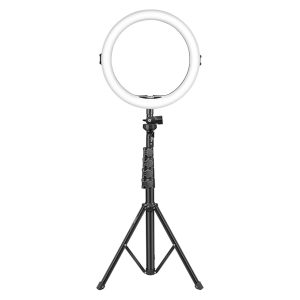 DIGITEK® (DRL-12C) 12 Inch LED Ring Light with Stand 5ft & Smartphone Holder – USB Powered, Color Switch Mode, Adjustable Brightness & Temperature Controls – Photo, Video Shoots & Live Streaming
